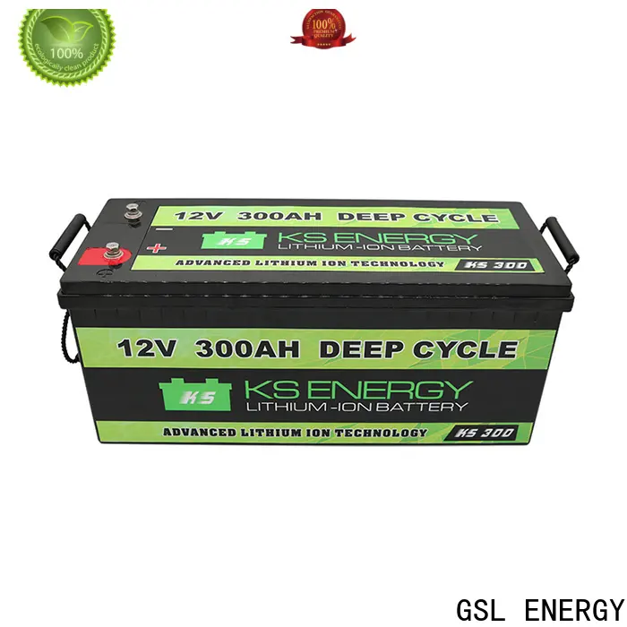 GSL ENERGY 2020 hot-sale lithium battery 12v 300ah short time wide application 1