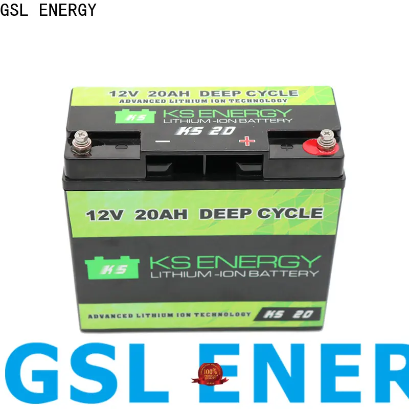 GSL ENERGY lifepo4 battery 12v free maintainence for camping car 1