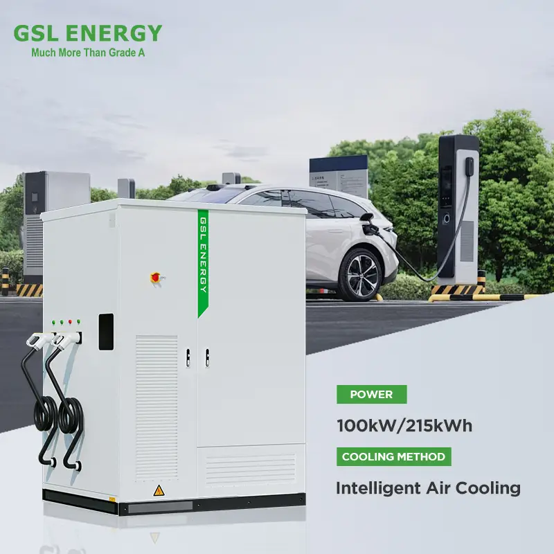 100kWh Solar Battery Storage Cabinet 280Ah LiFePO4 Battery Air-cooling Photovoltaic Charging Energy Storage Cabinet for EV Charging Solutions 1