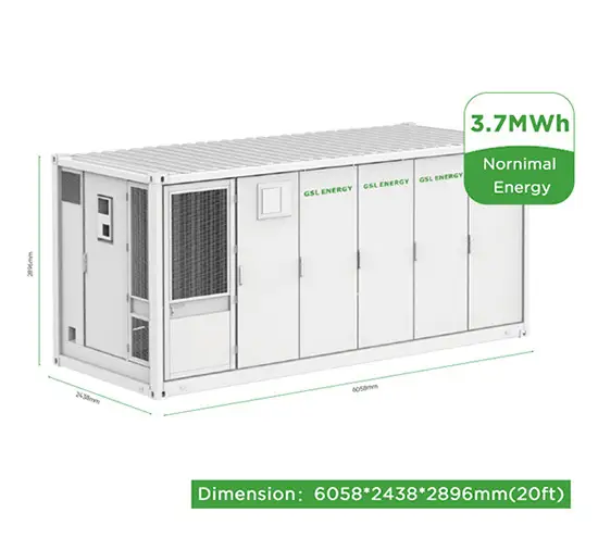 Hệ thống lưu trữ năng lượng dạng mô-đun, đóng gói trong container 20ft, tích hợp hệ thống quản lý pin thông minh (BMS) và vỏ bọc đạt chuẩn IP55.