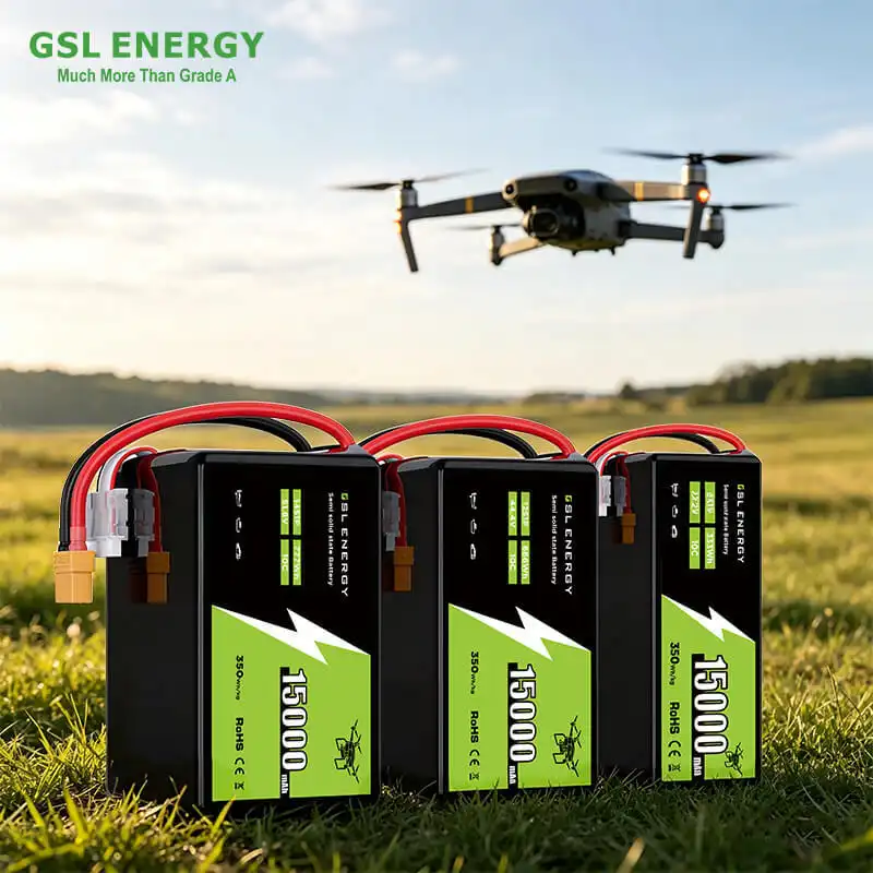 6S 22,2 V 15 Ah, kundenspezifischer UAV-Akku, direkt ab Werk, halbfeste Lithium-Drohnenbatterie