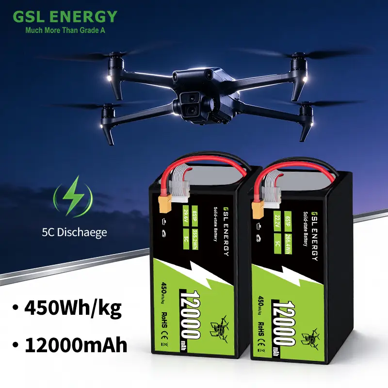 Paquete de batería para drones GSL ENERGY 30Ah 30000mAh