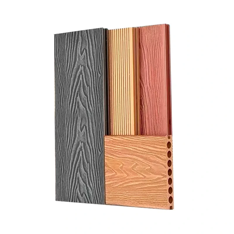 Revêtement de sol extérieur décoratif et imperméable en WPC 1