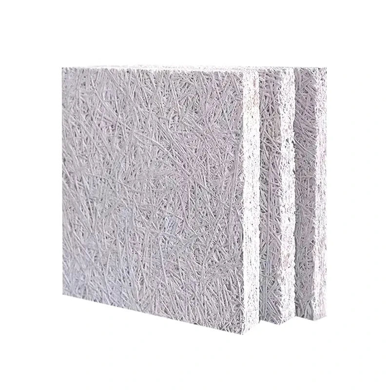 Panneau acoustique en laine de bois et ciment 1