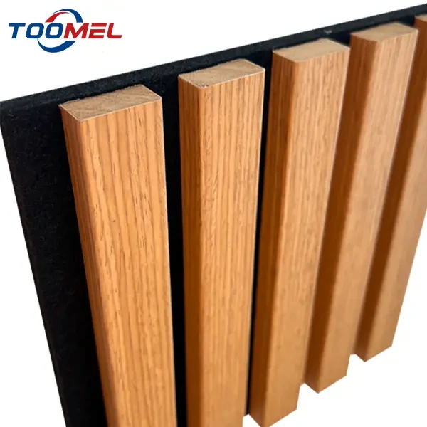Panel de pared insonorizado Akupanel Diffusion wood Wall Slat Ceiling 1