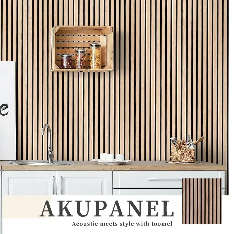 Panneaux muraux acoustiques en bois / Panneaux muraux insonorisés 1