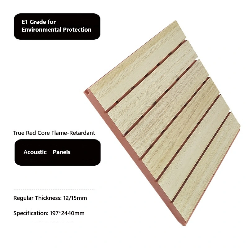 Paneles de pared de madera acústica acústica para el estudio de grabación 1