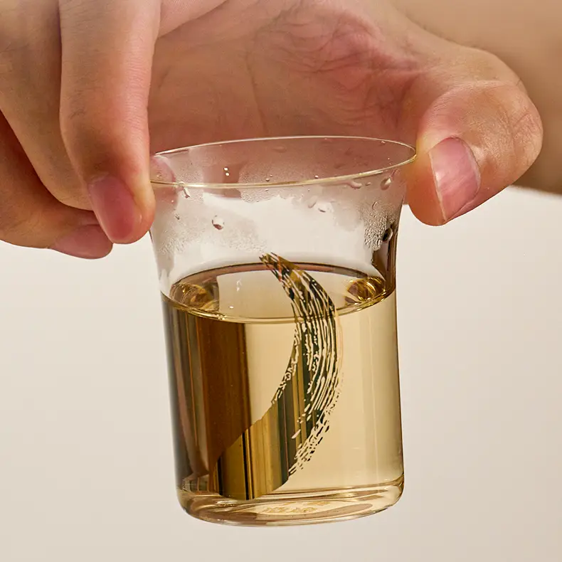 YEARN TOUR Clear Glass Tea Cup Clear Glass Tea Cupfactory Direct Supply 4