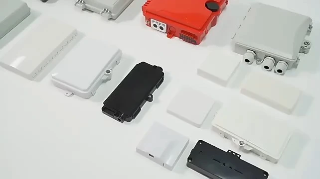 Caja de distribución de fibra de 8 puertos montada en la pared interior/exterior 1