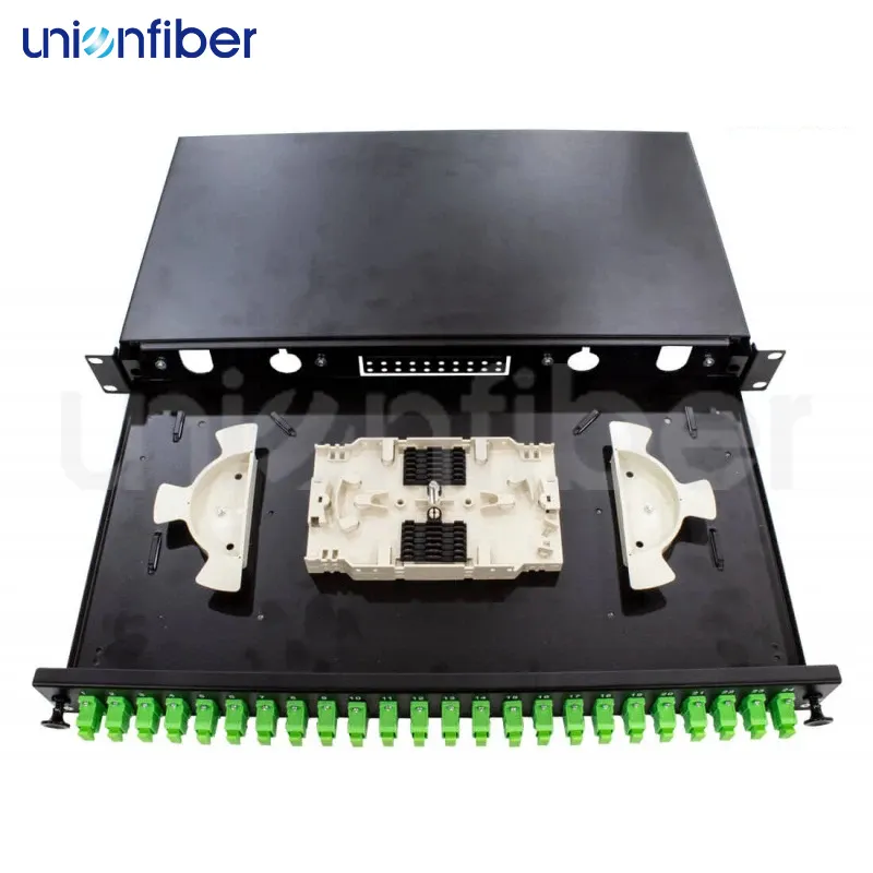 Lc Fiber Patch Panel Black Or Customized Wholesale - Unionfiber 4