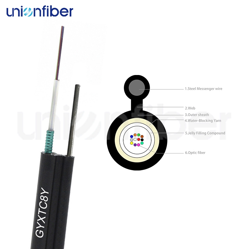 Outdoor Fiber Optic Cable GYXTC8Y Fiber Optical Cable Wooden Drumfactory 3