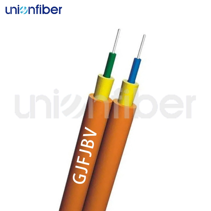 Cable de fibra óptica LSZH para interiores Duplex plano Fig. 8 Cable de fibra óptica Zipcord GJFJBV 1