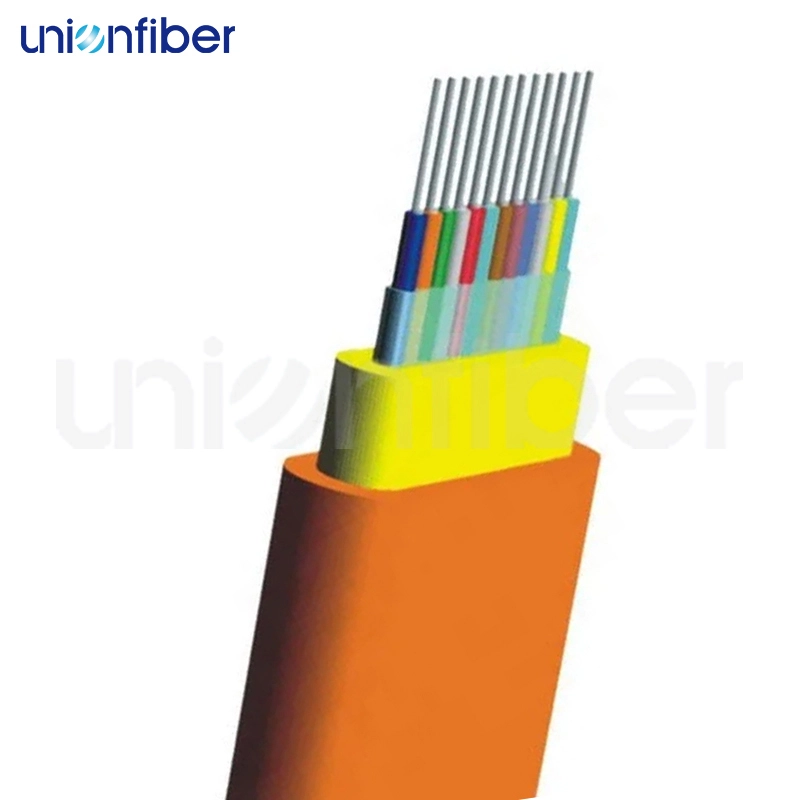 Indoor Optical Fiber Flat Ribbon Cable 4-12 Core Fiber Optic Cable 1