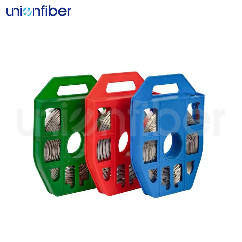 Kits d'outils de cerclage de sangles métalliques en acier inoxydable avec sangle et boucle 2