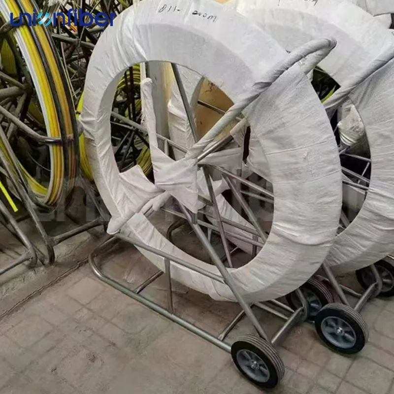 Wedge Type Tension Clamp Cable Puller Fiber Optic Fiberglass Push Duct Rodders by Unionfiber 2