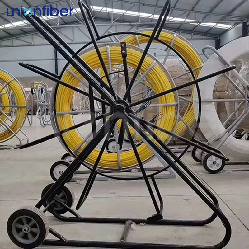 Wedge Type Tension Clamp Cable Puller Fiber Optic Fiberglass Push Duct Rodders by Unionfiber 5