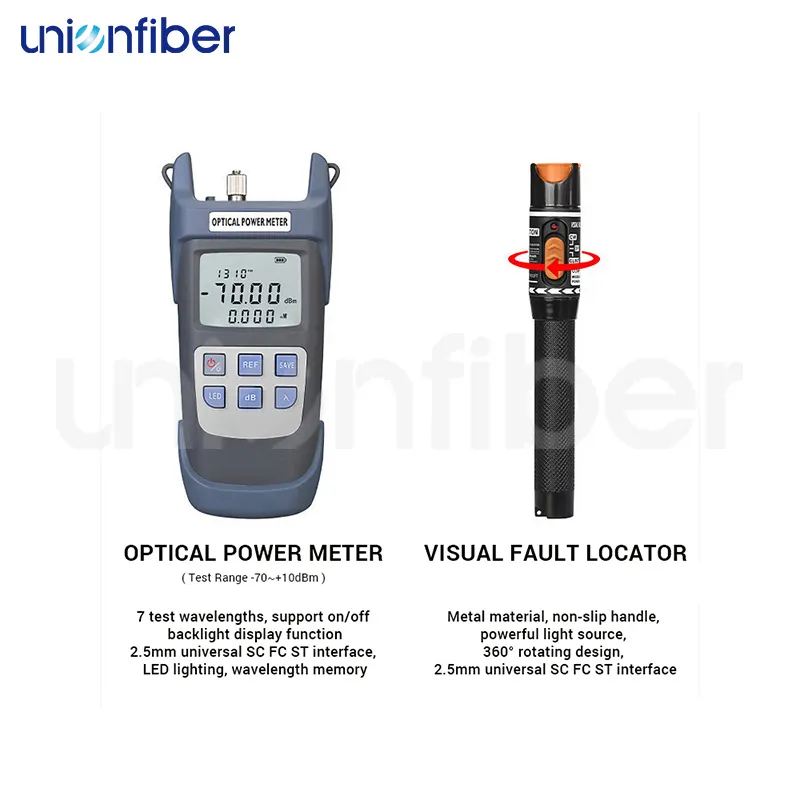 Unionfiber Network Cable Tester Fiber Tools Kit Network Cable Testersupplier 5