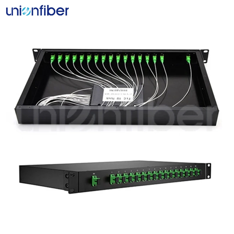 Splitteur à fibre optique de rack-monte PLC 1