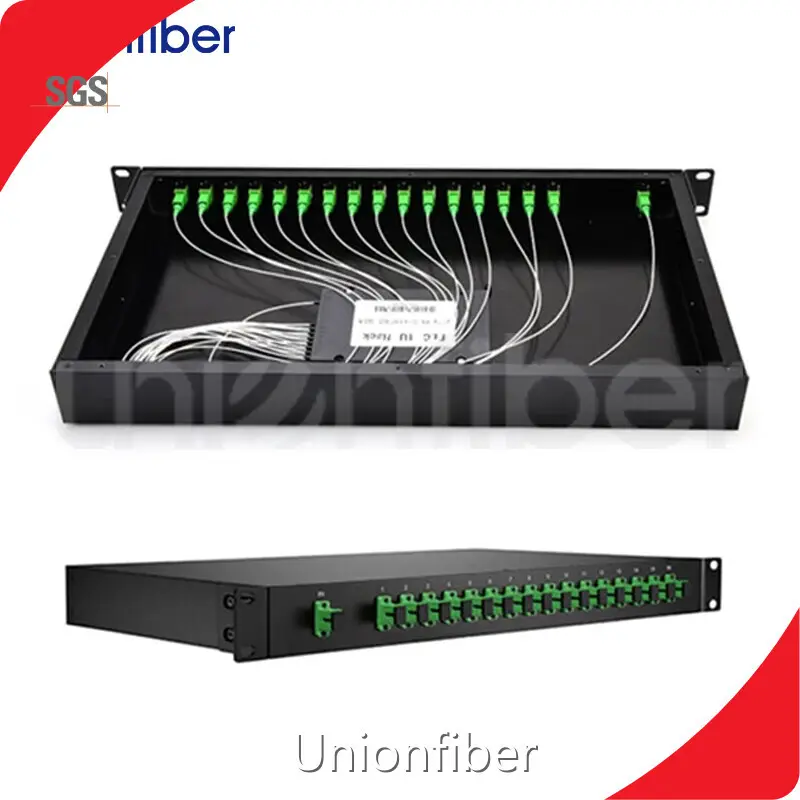 Unionfiber Rack Mount Plc Splitter Rack-mount PLC Fiber Optic Splitterfactory 1