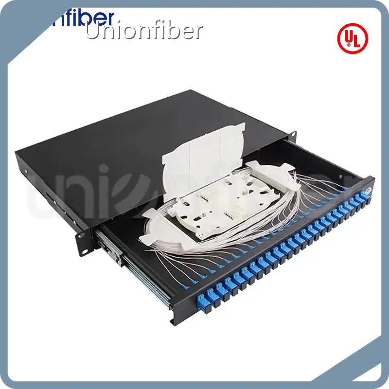 Lc Fiber Patch Panel Black Or Customized Wholesale - Unionfiber 1