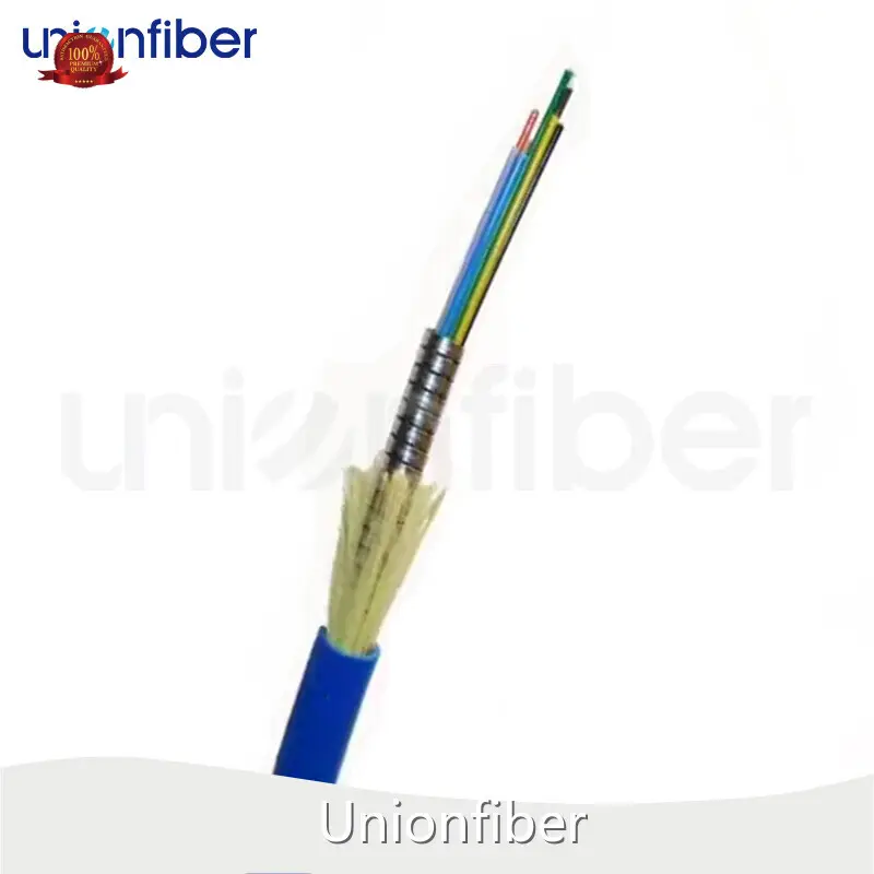 Unionfiber Outdoor Armored Fiber Optic Cable PVC Outdoor Armored Fiber Optic Cablevendor 1