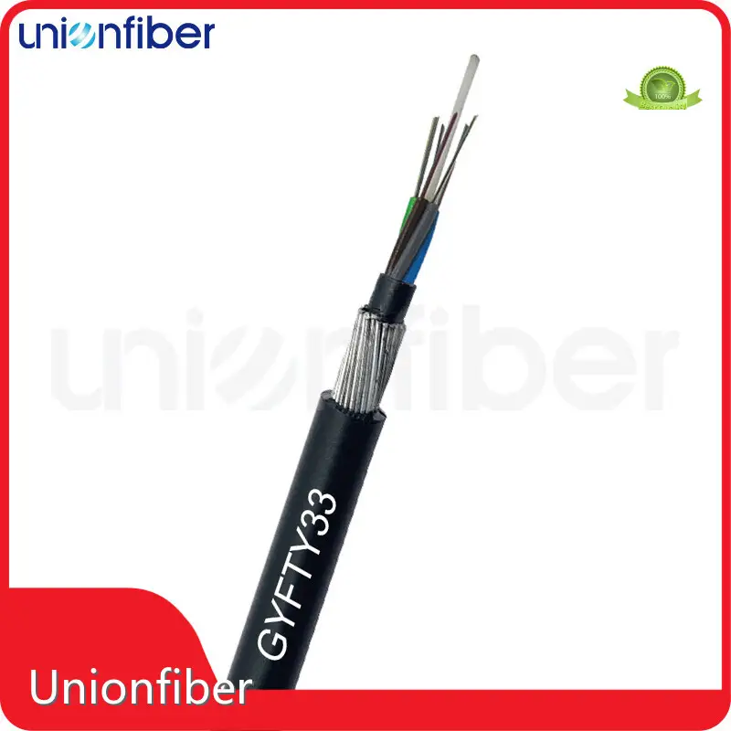 Exterior Fiber Optic Cable SM G.652D Wooden Drumfactory 1