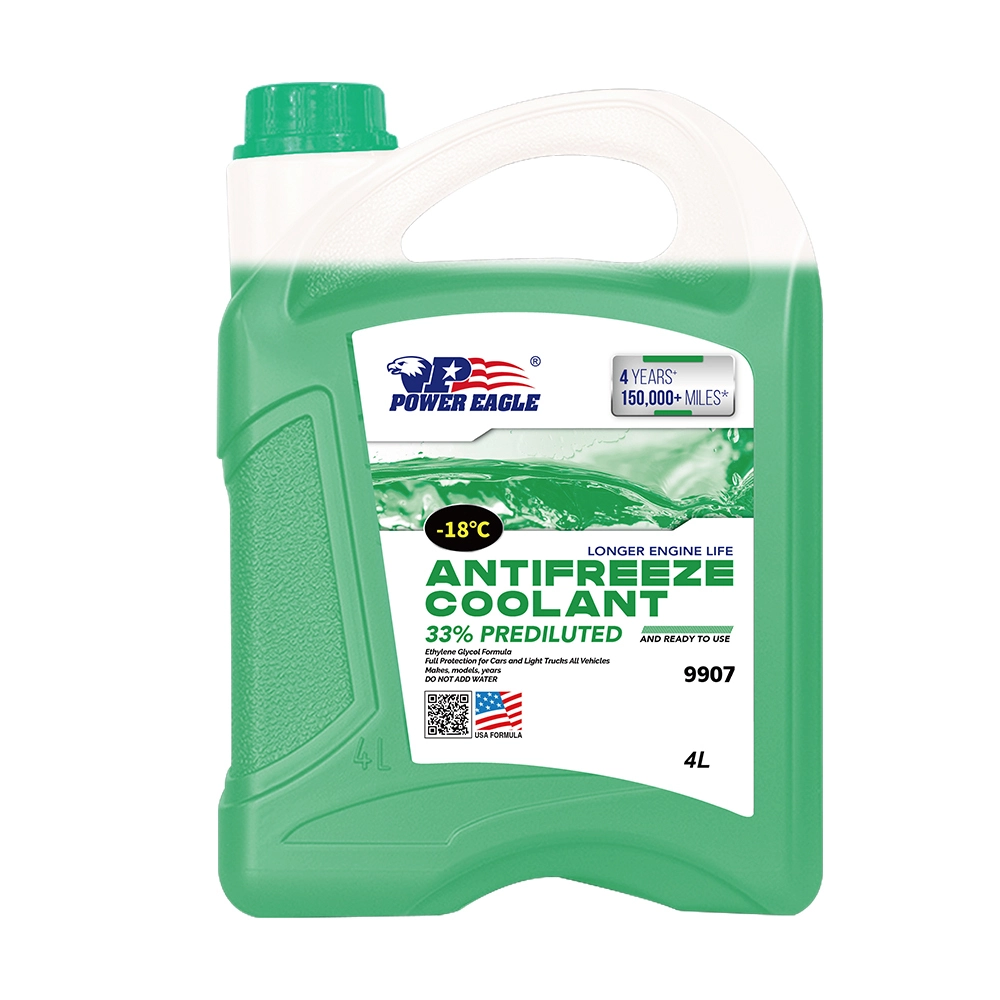 33% Antifreeze Concentrate -18℃ Protection, Green Coolant for All Vehicles - Prevents Freezing & Overheating 1