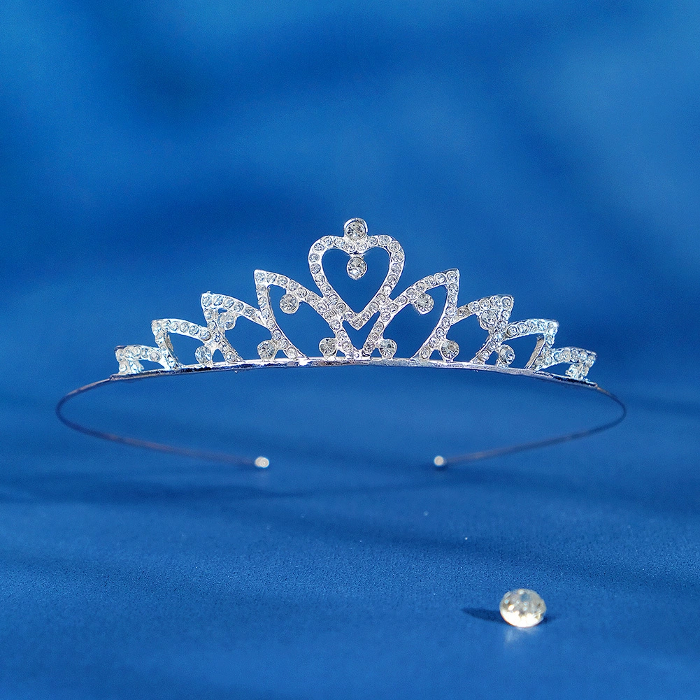 Children's Girls Crown Princess Simple and Cute Hairband Birthday Crown Cake Hairband 1