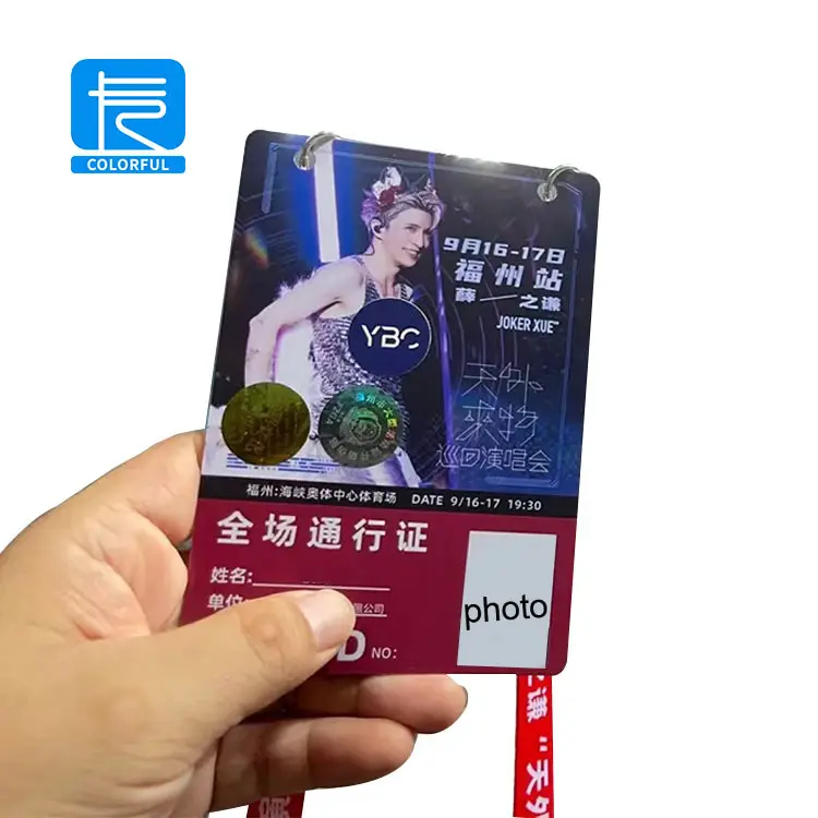 Colorful Pvc Id Card Printing 100*70 Mm /3.937 X 2.756 Inch Or Custom Pvc Id Card Printingfor Business 8