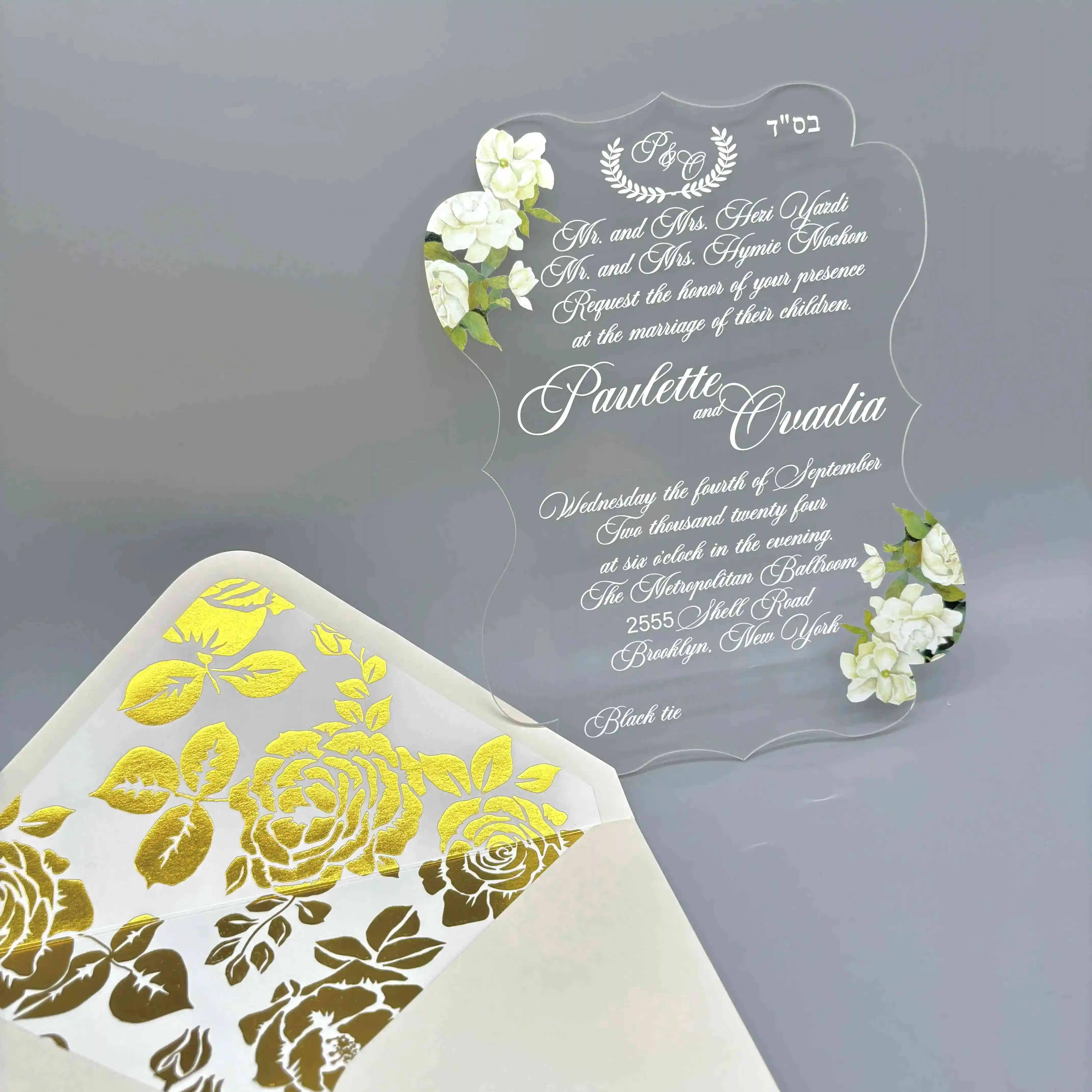 Colorful Transparent Wedding Cards Price Availablefor Business 5