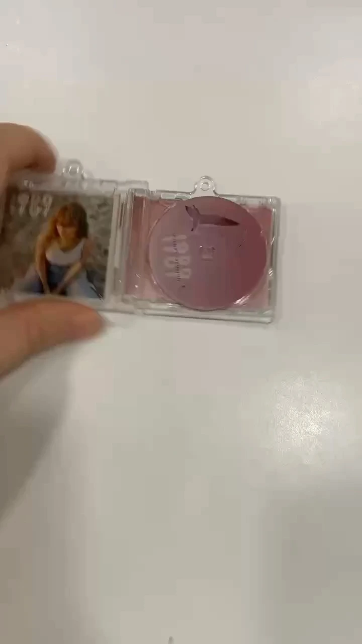 Porte-clés NFC Mini CD Acrylique pour album Kpop 1