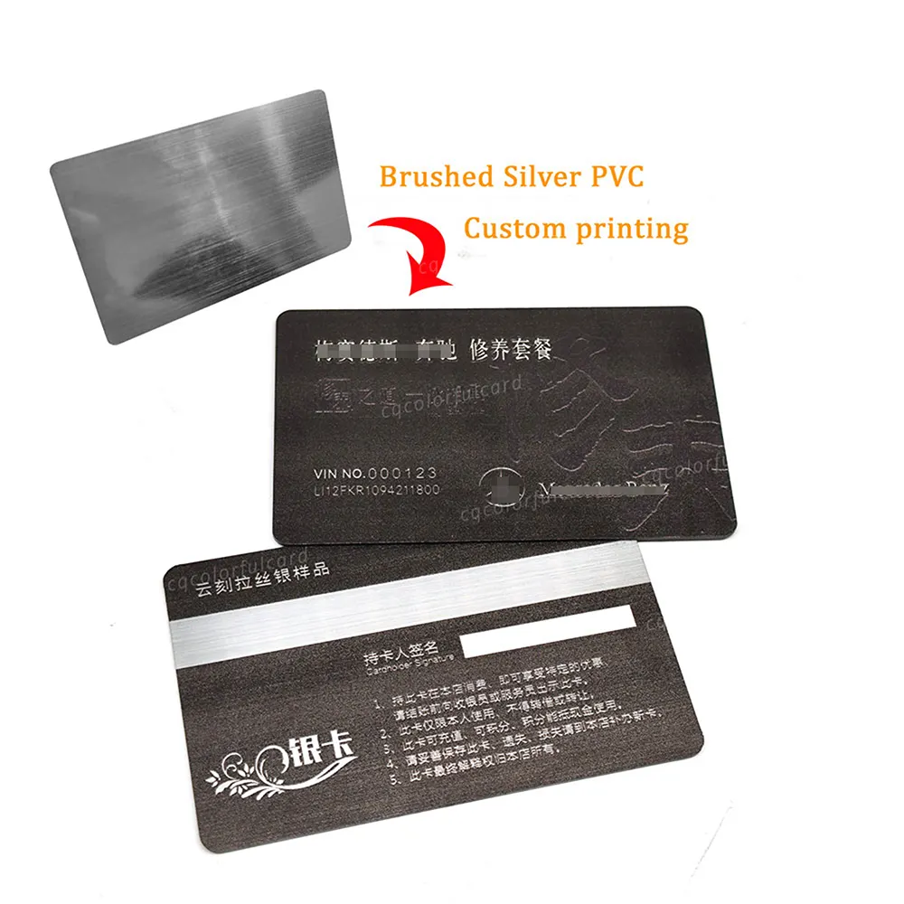 Colorful Plastic Loyalty Card Printing Availablefactory 4