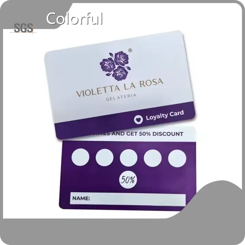 Custom Pvc Card Cmyk Printing by Colorful 1