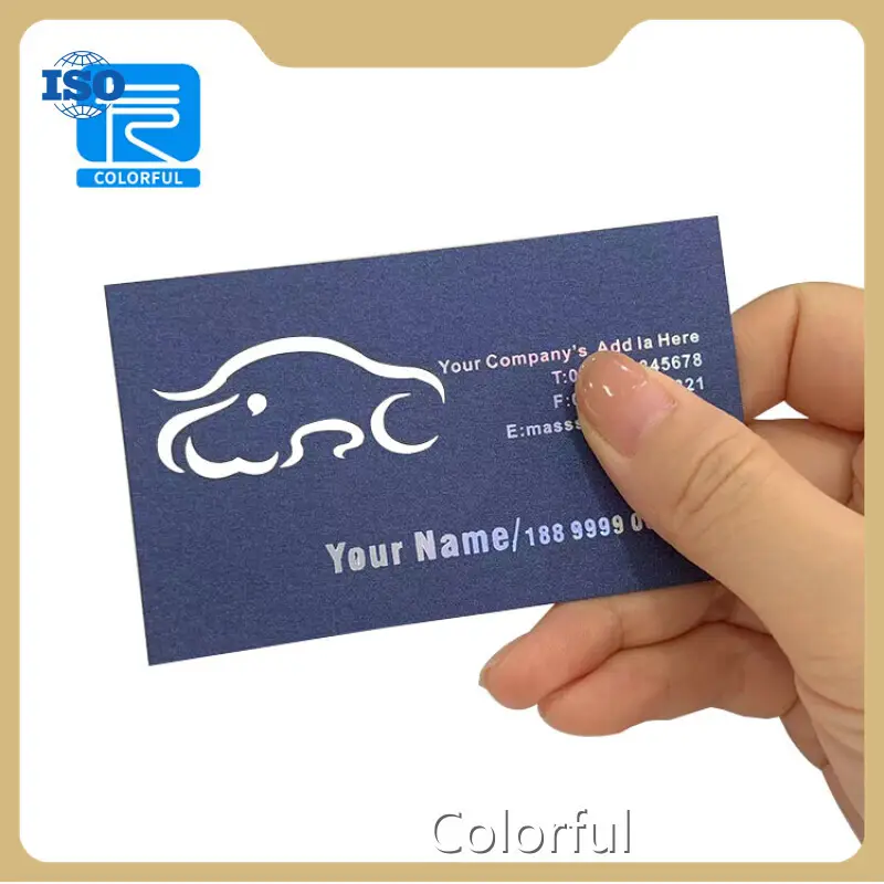 Eco Friendly Business Card Printing Custom Color - - Colorful 1