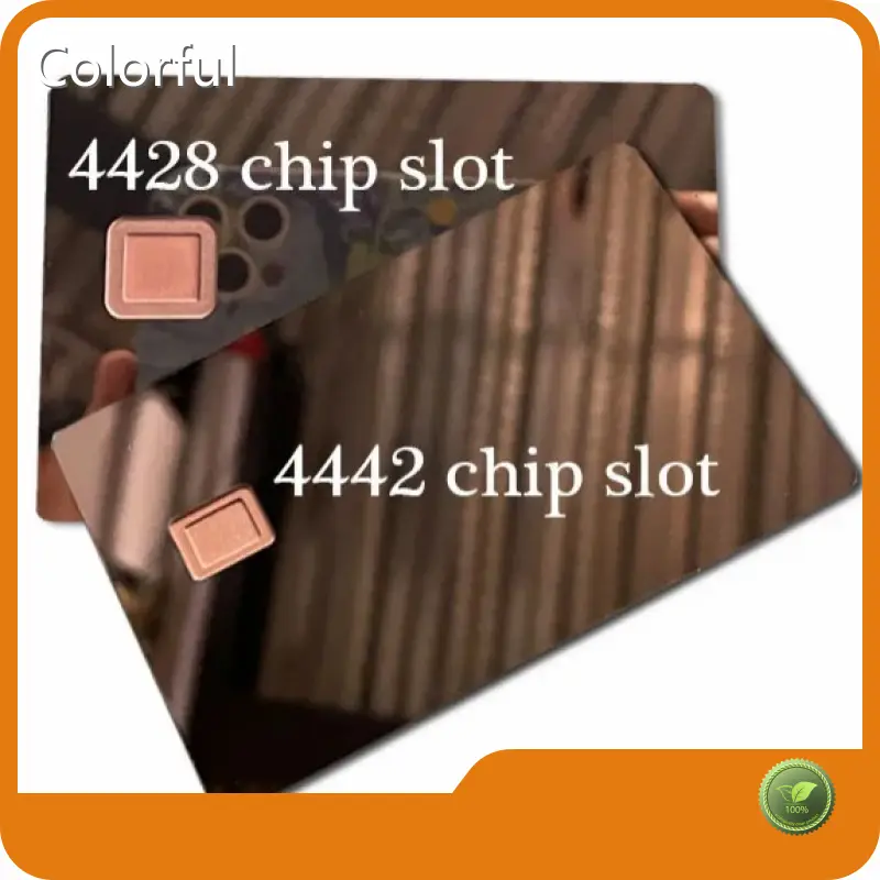 Colorful Metal Card Supplier 0.8mmsupply 1