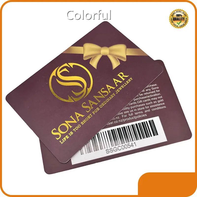 Membership Card Design Waterproof - - Colorful 1