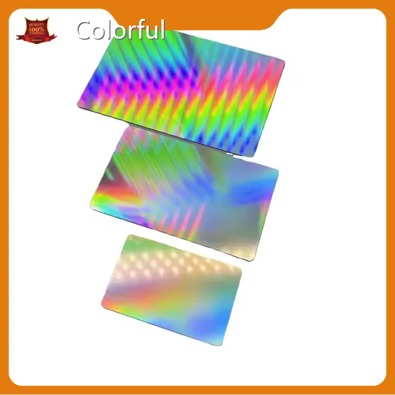 Custom Plastic Cards UV Printing by Colorful 1