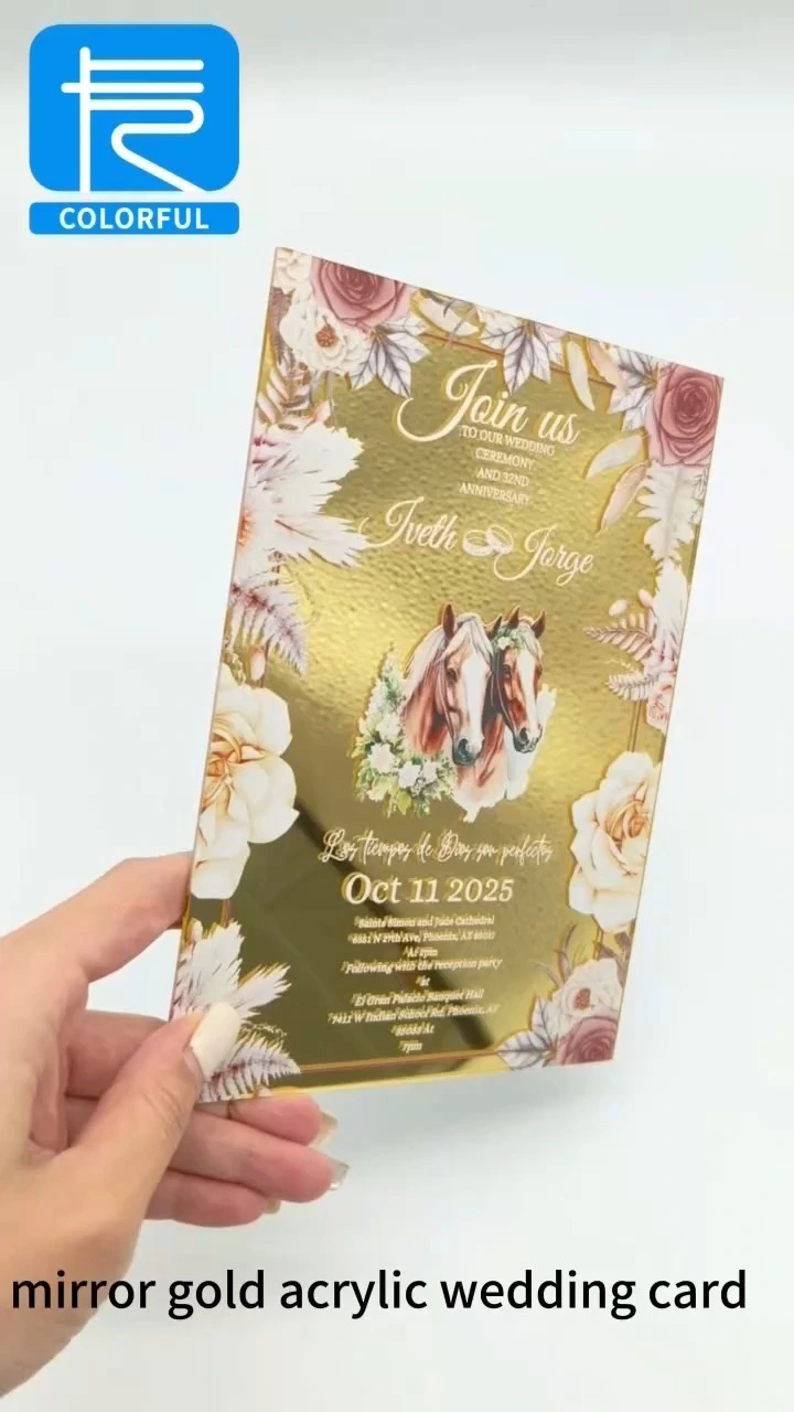 custom acrylic wedding invitations
