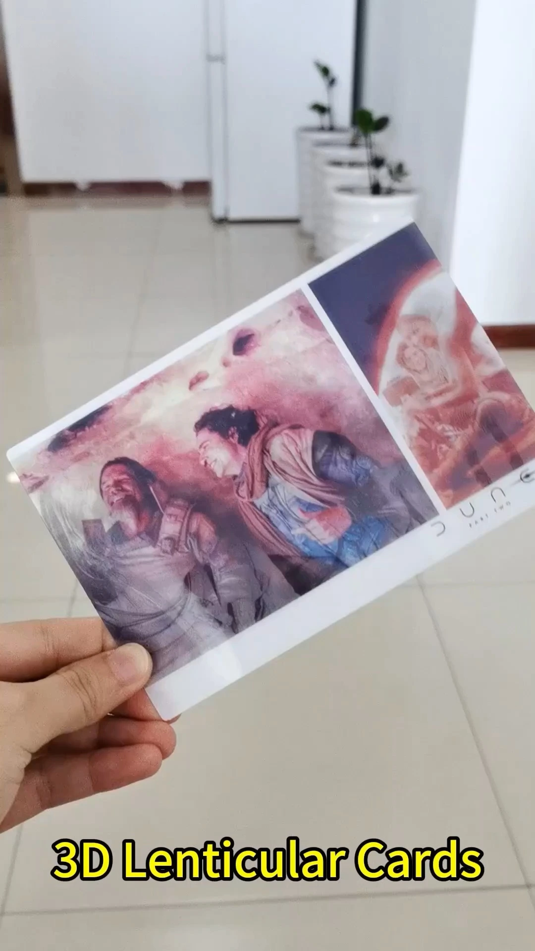 3d lenticular postcard