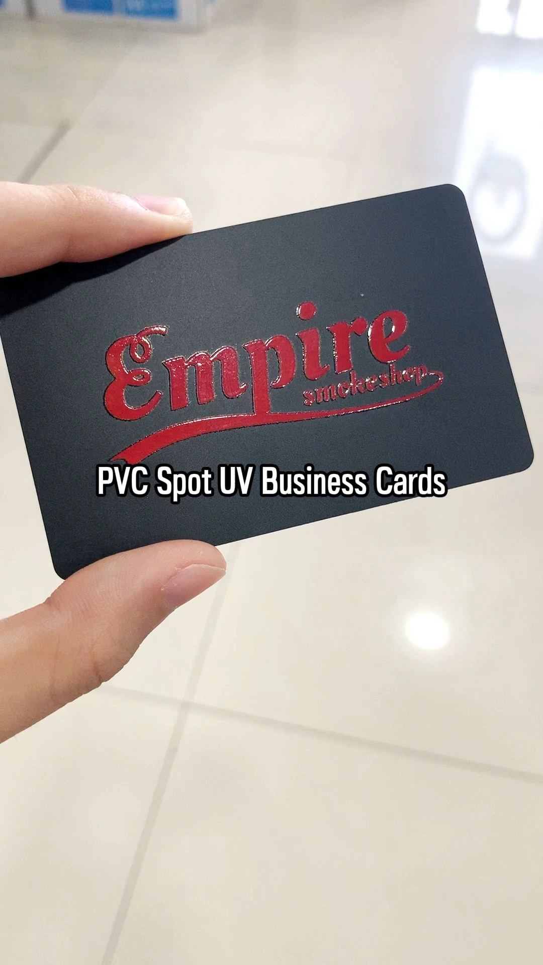 uv printing visiting card