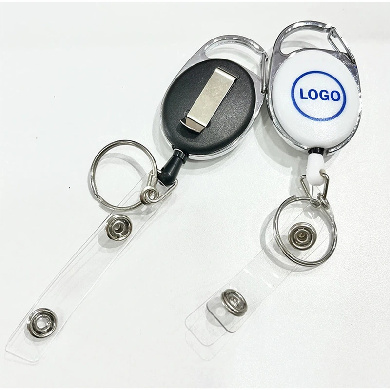 Custom Logo Retractable Badge Holder Clip On ID Holder 1