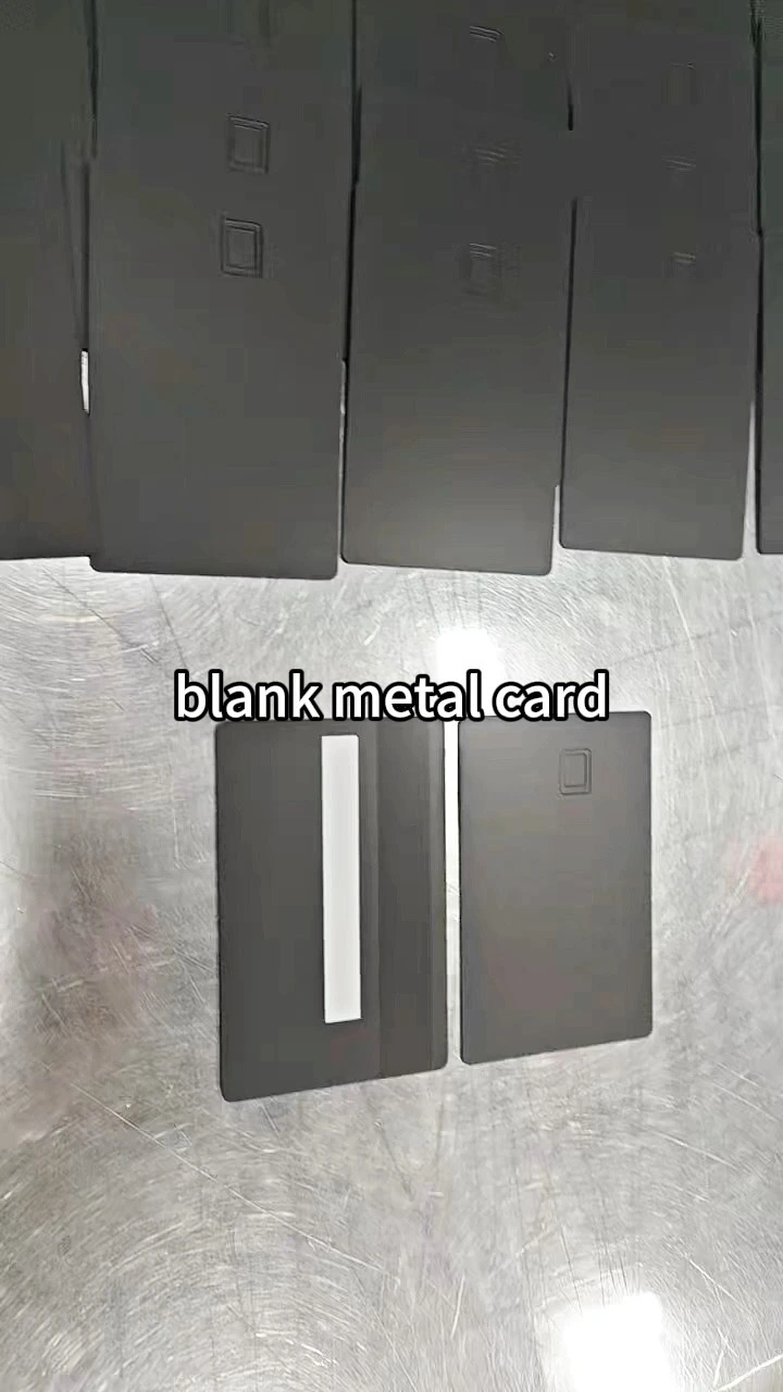 بطاقة ائتمان معدنية فارغة من الفولاذ المقاوم للصدأ