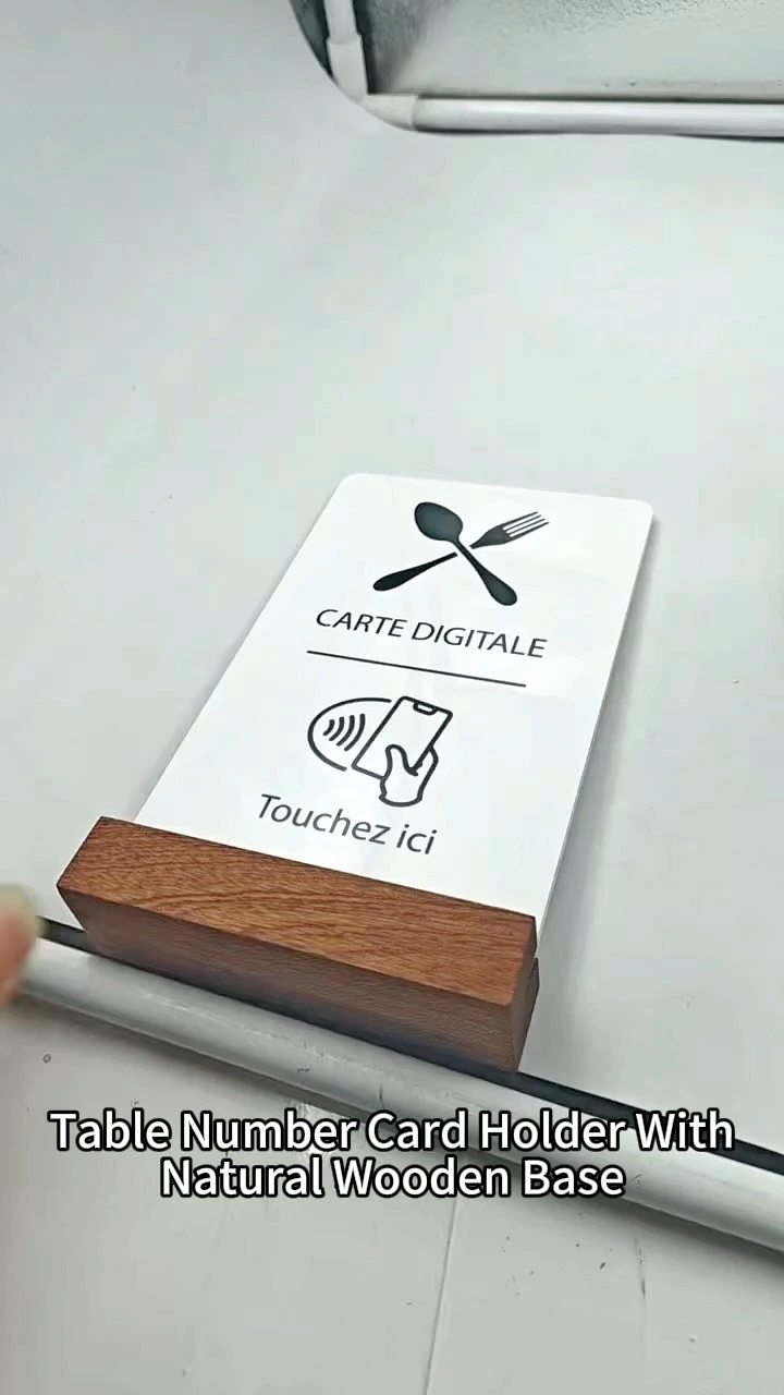 table menu stands