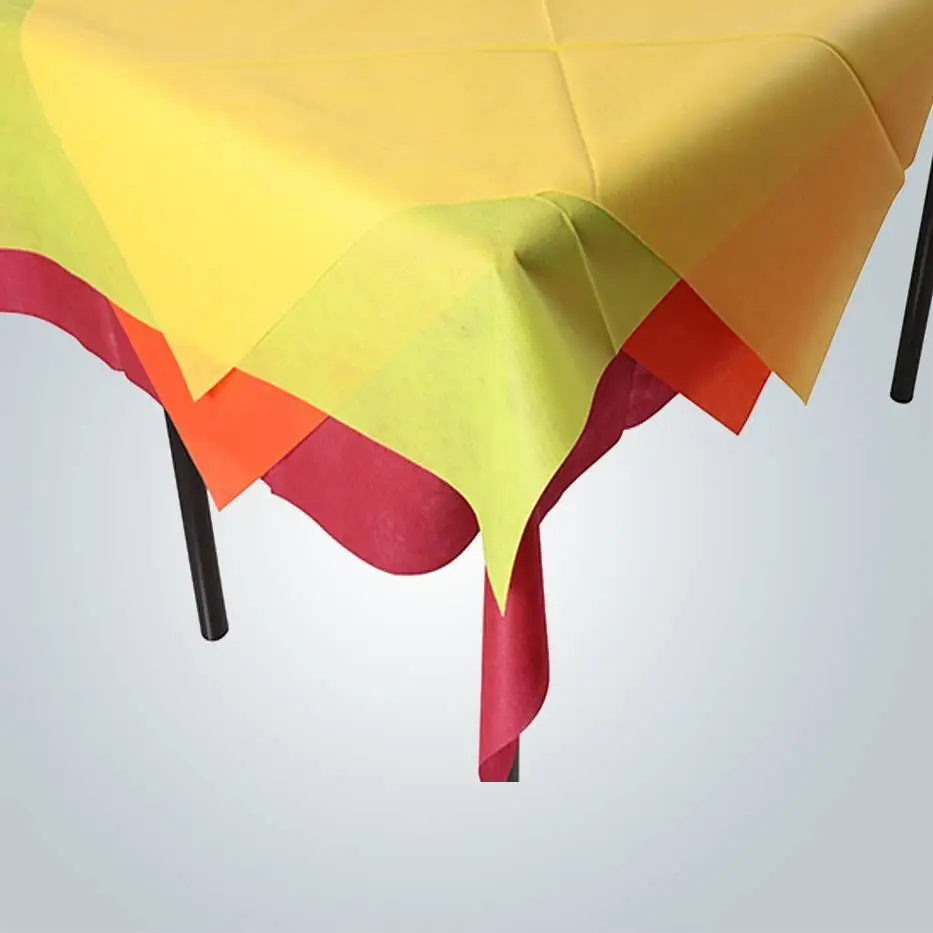 1m x 1m tnt spunbond non woven cutting table cover & non woven fabric tablecloth 1