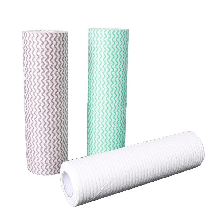 Soft / Breathable Non Woven Fabric Spunlace Nonwoven Fabric 1