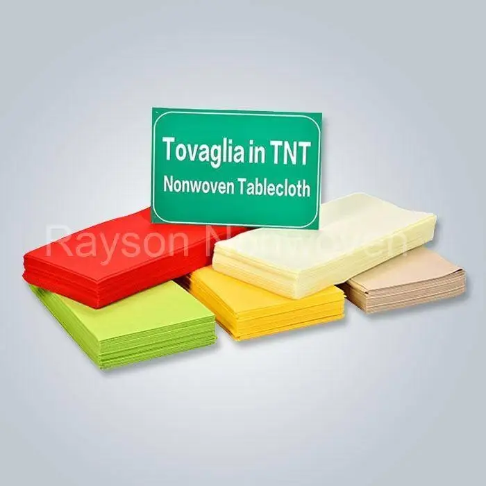 rayson nonwoven,ruixin,enviro OEKO TEX Certificate disposable non woven tablecloth for party, wedding, hotel RS-TC01 Non Woven Tablecloth image137
