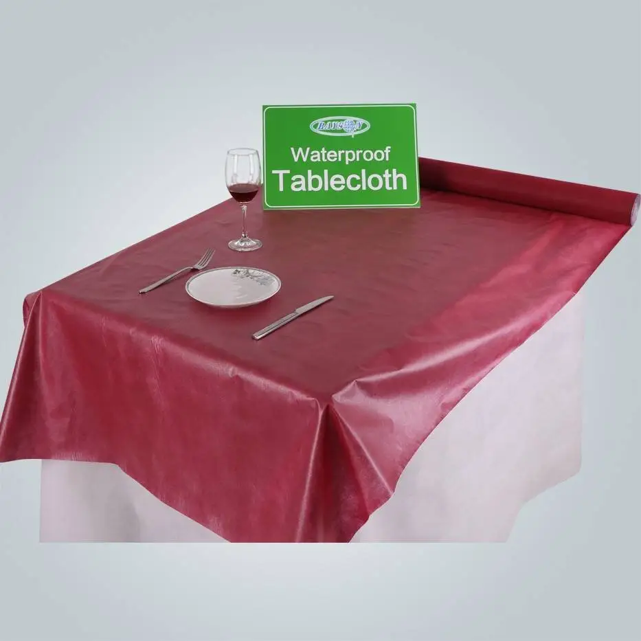 Party fashion waterproof spunbond table cover / tnt tablecloth for outdoor party 1
