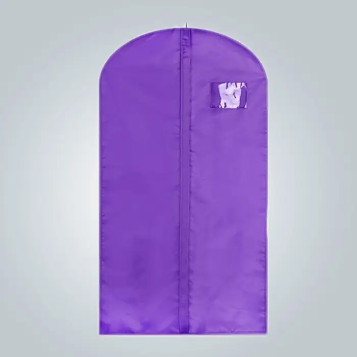 Experience High Quality Fabric Garment Packaging Bag With Name Card Window 1