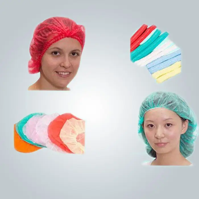 White Color SS Medical Non Woven for Disposable Bouffant Cap Good Strength 1