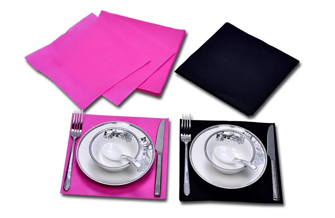 rayon nonwoven gül altın tek kullanımlık masa örtüsü şirketi1 2
